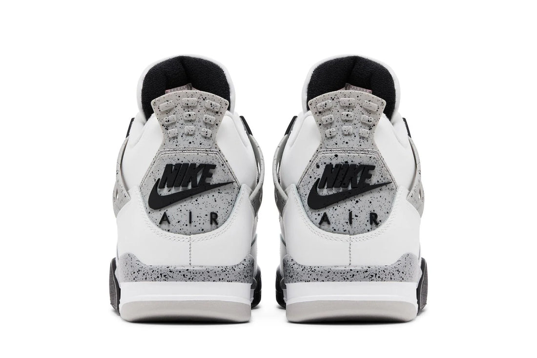 Air Jordan 4 Retro OG Nike White Cement Couro Branco