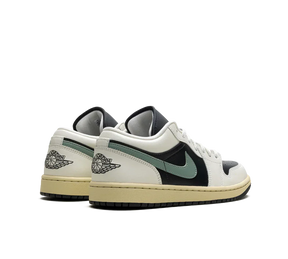 Tênis Nike Air Jordan 1 Low 'Jade Smoke' Branco / Verde