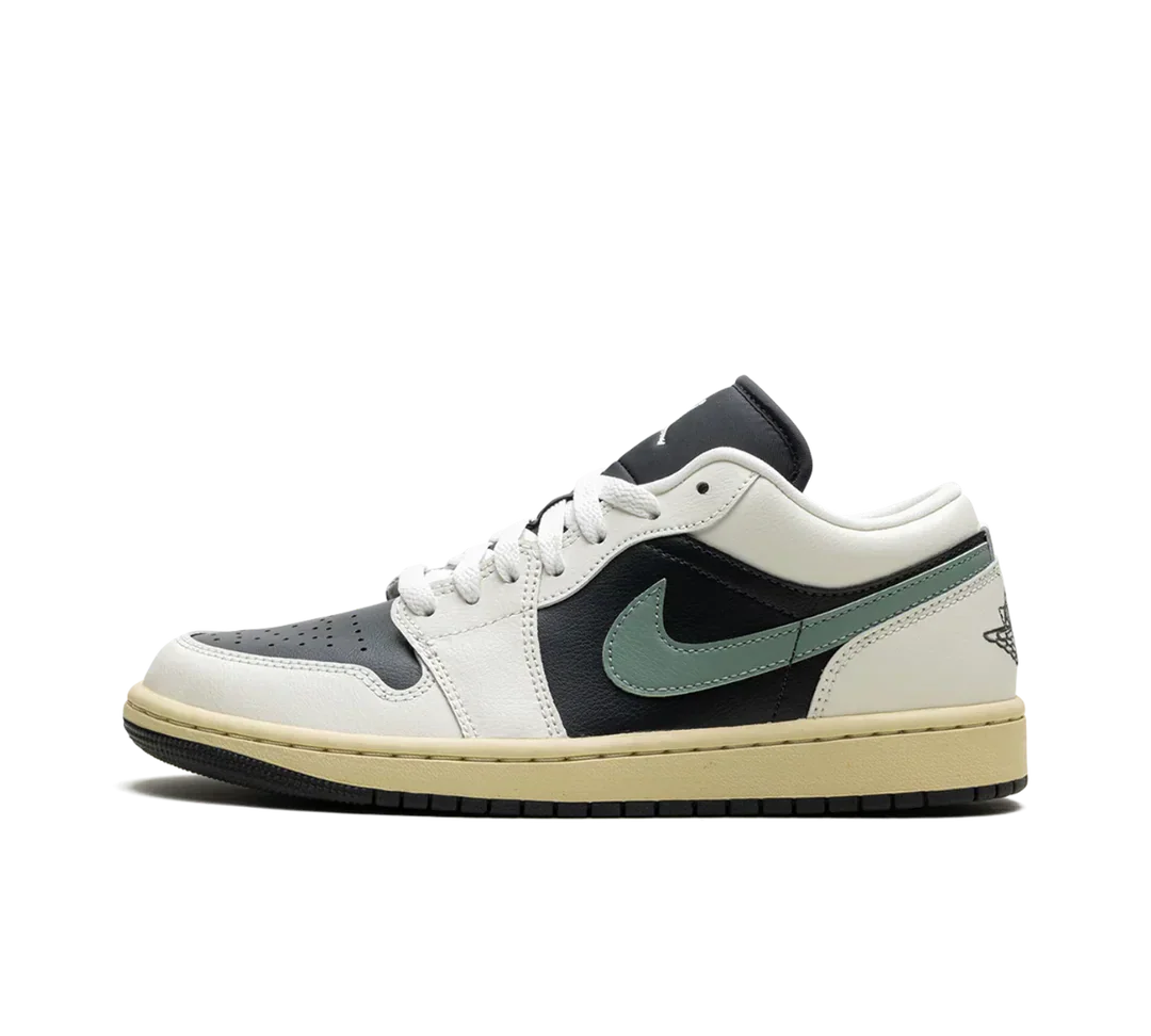 Tênis Nike Air Jordan 1 Low 'Jade Smoke' Branco / Verde