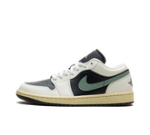 Tênis Nike Air Jordan 1 Low 'Jade Smoke' Branco / Verde
