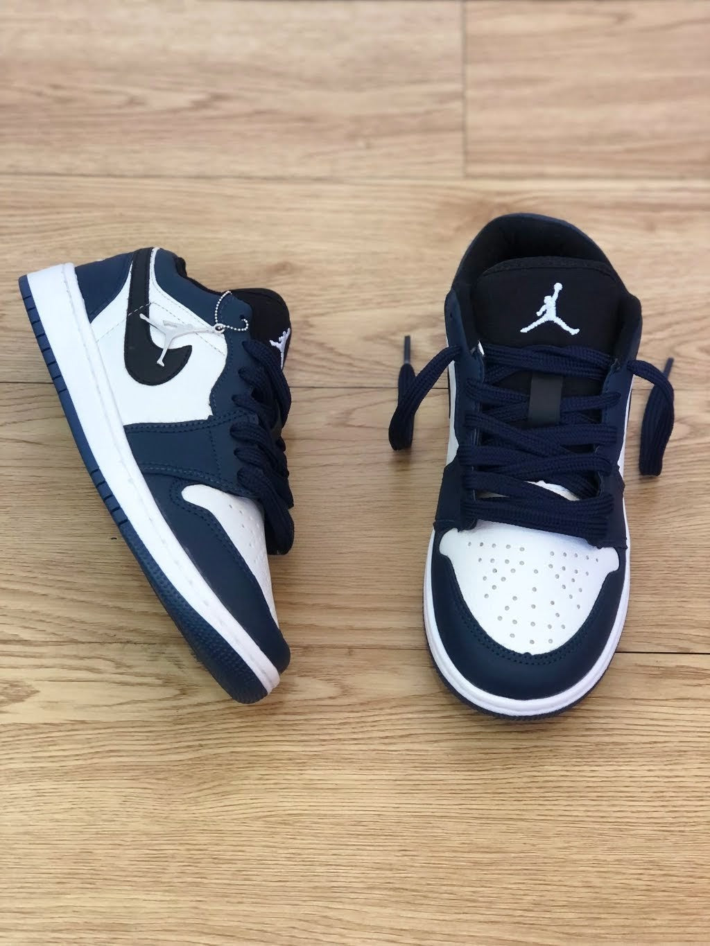 Air Jordan 1 Low - Azul/Branco/Preto