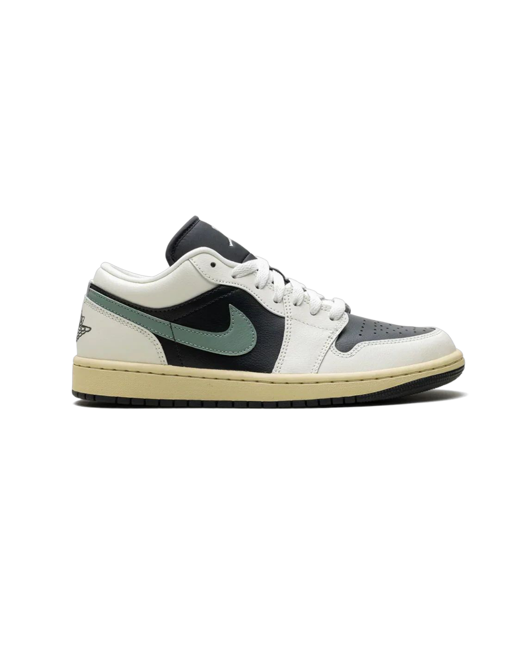 Tênis Nike Air Jordan 1 Low 'Jade Smoke' Branco / Verde