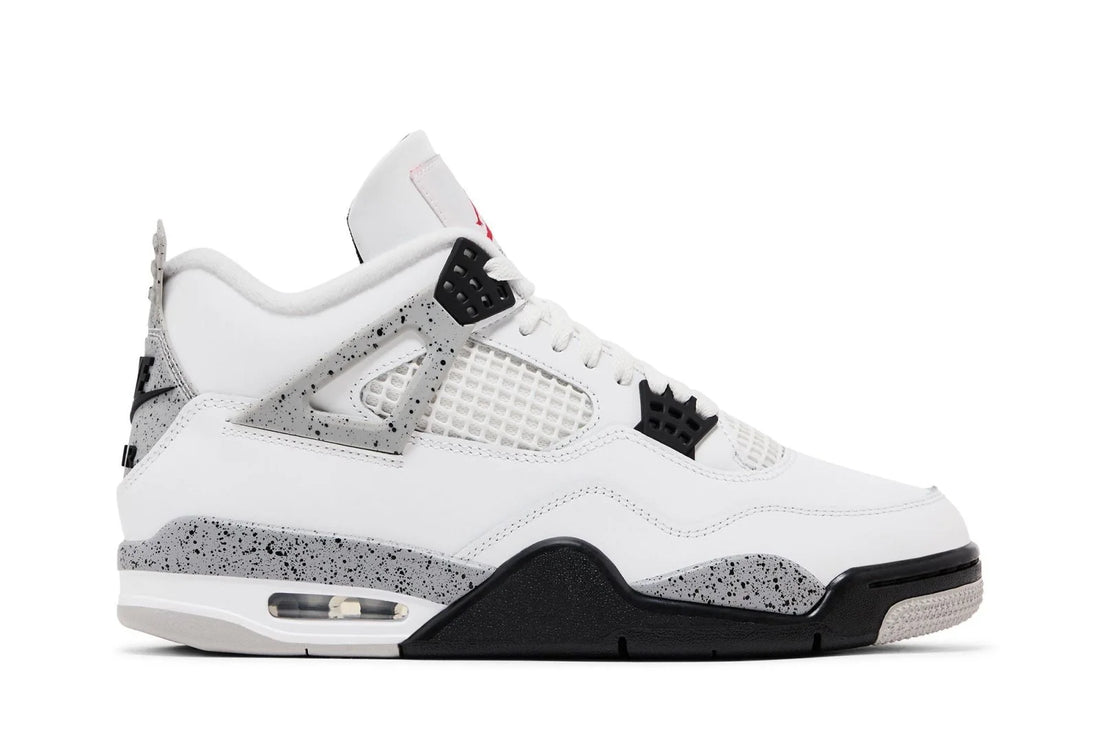 Air Jordan 4 Retro OG Nike White Cement Couro Branco