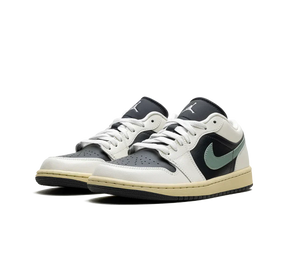 Tênis Nike Air Jordan 1 Low 'Jade Smoke' Branco / Verde